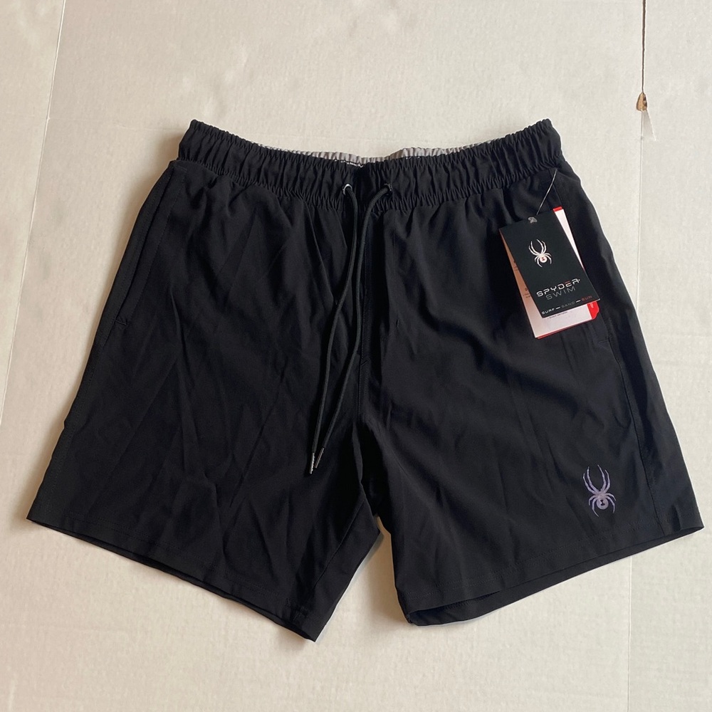 Spyder Men's Black Athletic Shorts